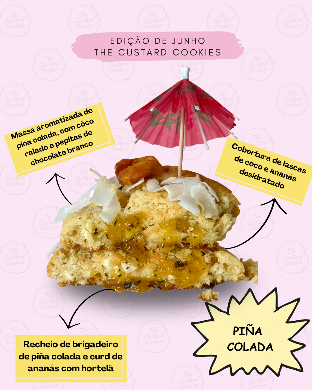 🍍 PIÑA COLADA COOKIE 🥥