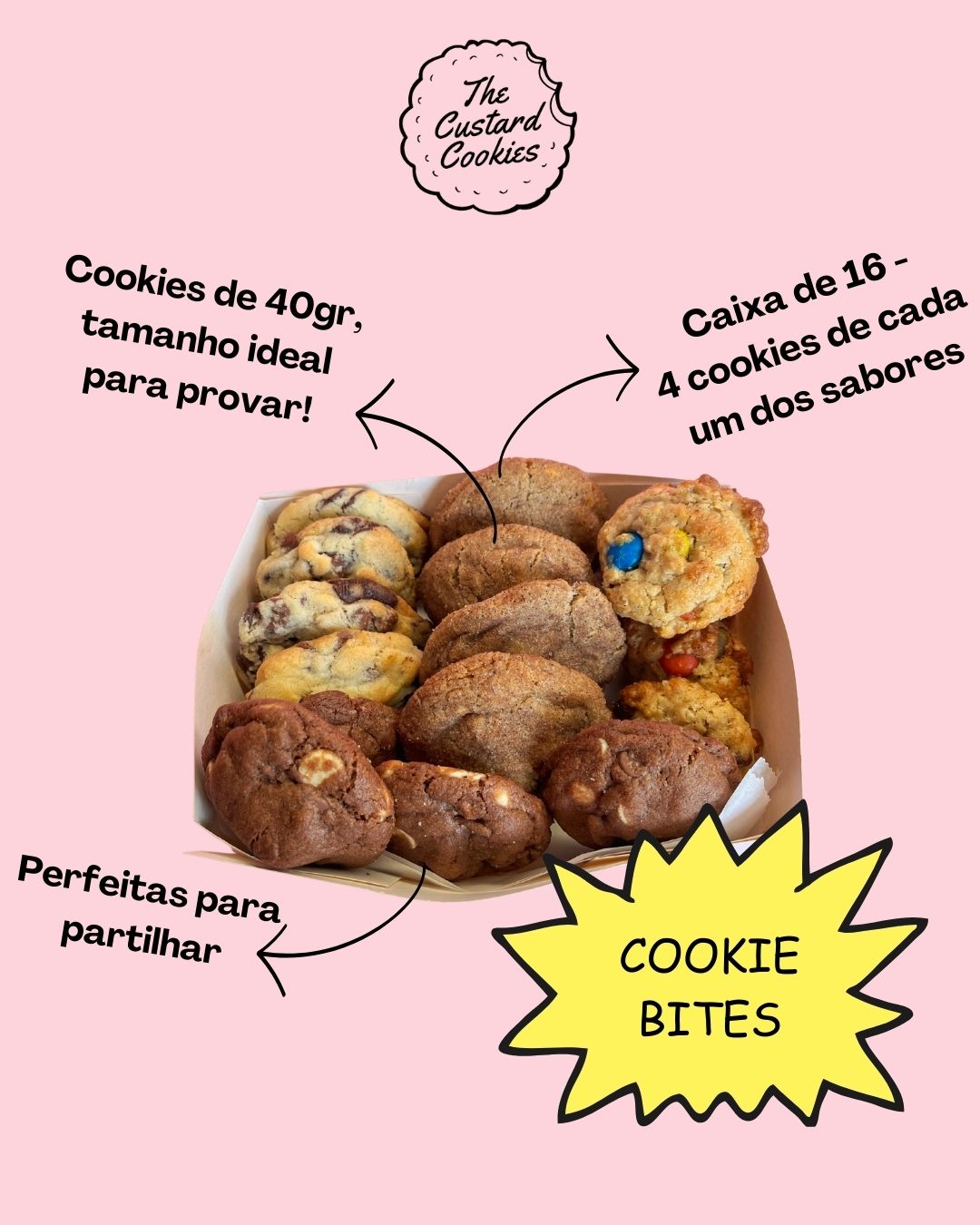 Cookie Bites - As melhores Mini Cookies em Portugal