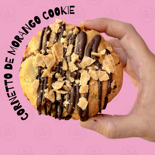 🍦 CORNETTO DE MORANGO COOKIE 🍓
