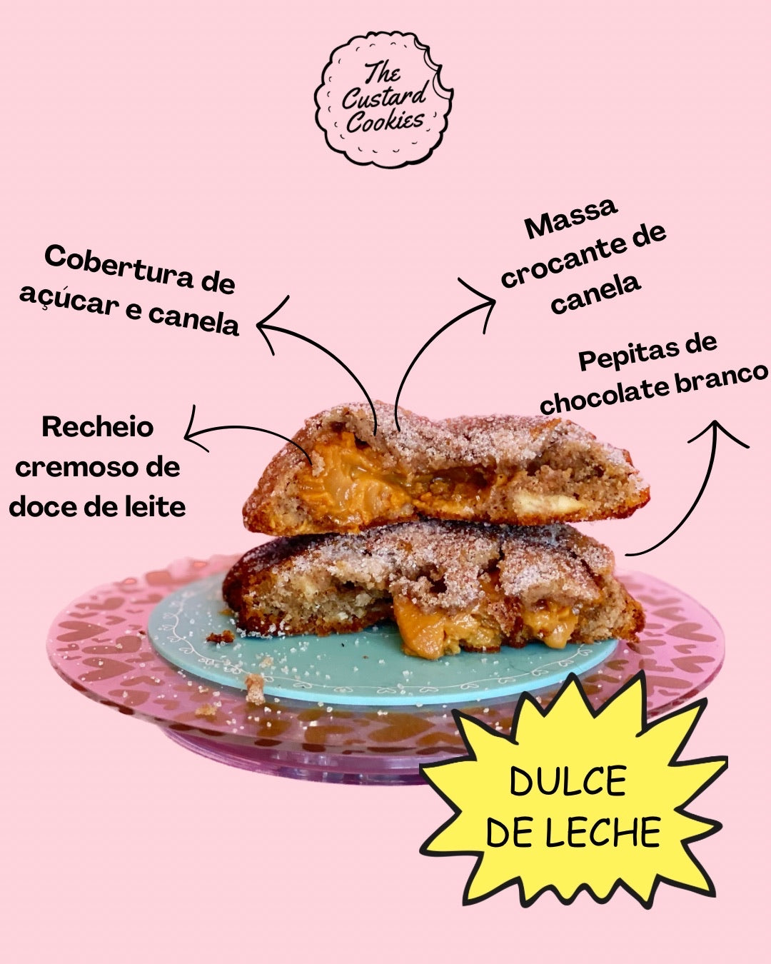 Dulce de Leche – Canela, Chocolate e Recheio Cremoso!