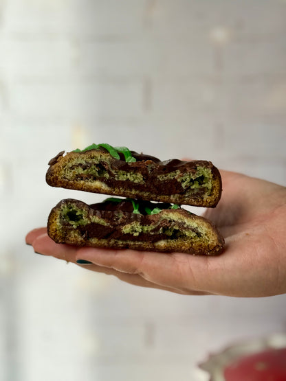 🌿 AFTER EIGHT COOKIE — Chocolate & Menta - Edição de Natal